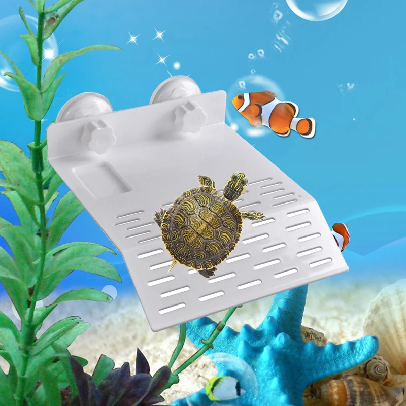 Аквариум зоотовары пластмасови костенурки кей аквариум за декорация костенурка остров е пълзящо растение със слънчева тераса на плаващ остров платформа