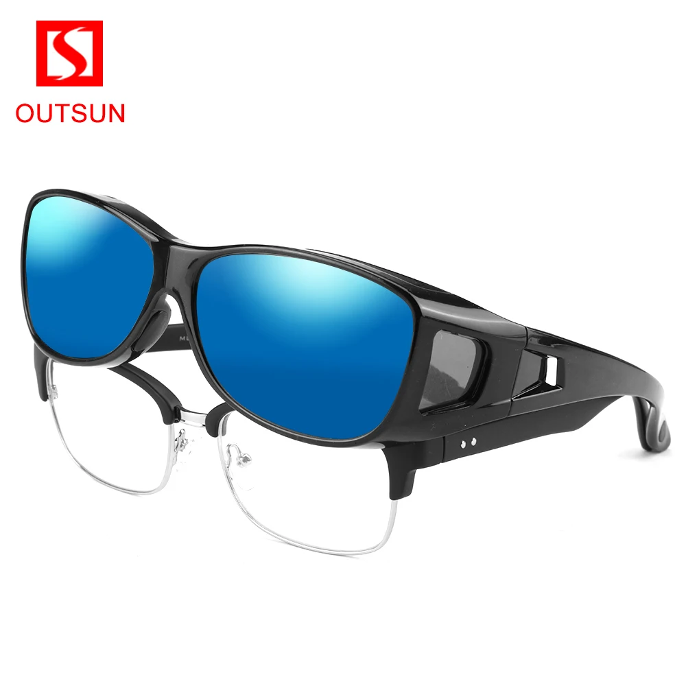 OUTSUN Марка OVER-FIT Поляризирани Слънчеви Очила, Мъжки, Дамски Спортни Очила На Открито UV400 Слънчеви Очила За Риболов Очила По Рецепта OS098